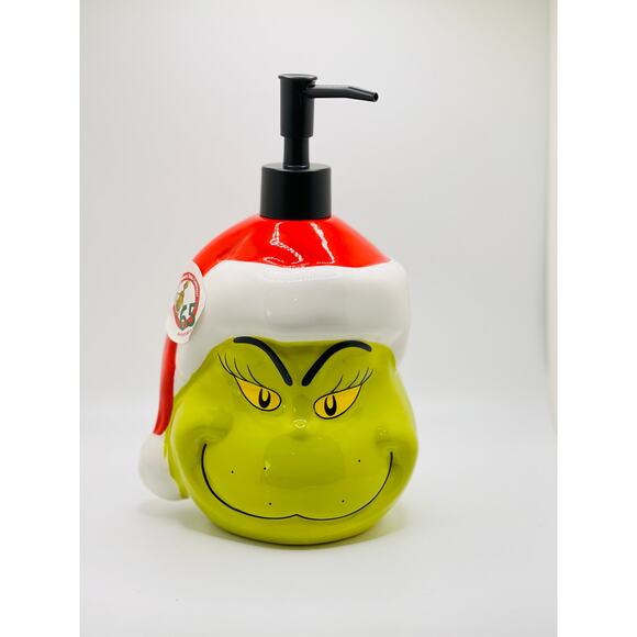 The Grinch Other - New Dr Seuss How the Grinch Stole Christmas Grinch Soap Dispenser